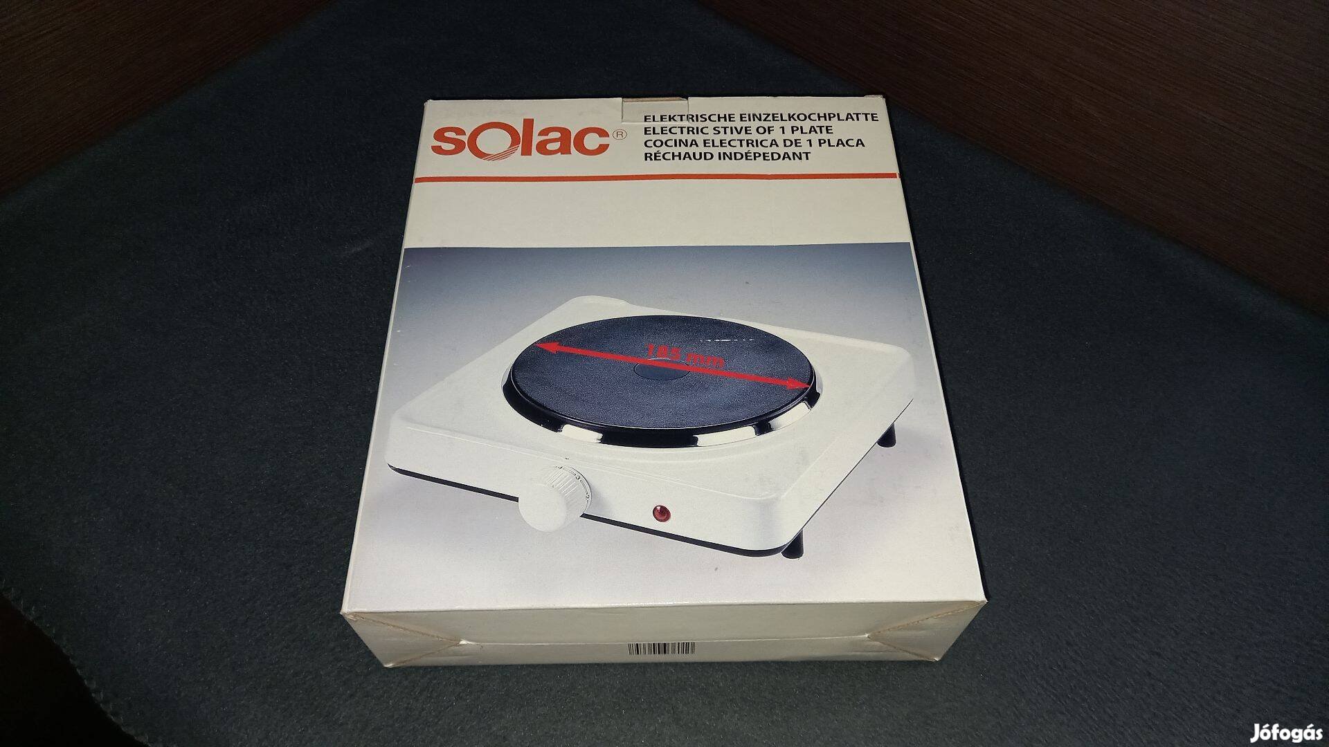 Solac elektromos főzőlap (Új)