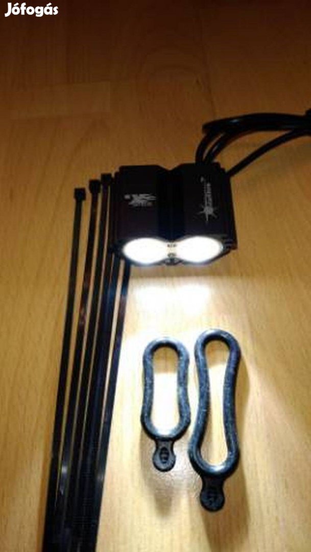 Solarstorm x2 led kerékpár bicikli első lámpa USB