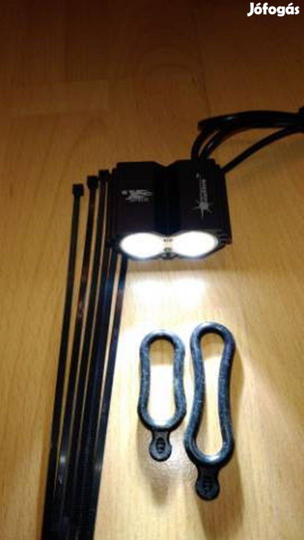Solarstorm x2 led kerékpár bicikli első lámpa USB új