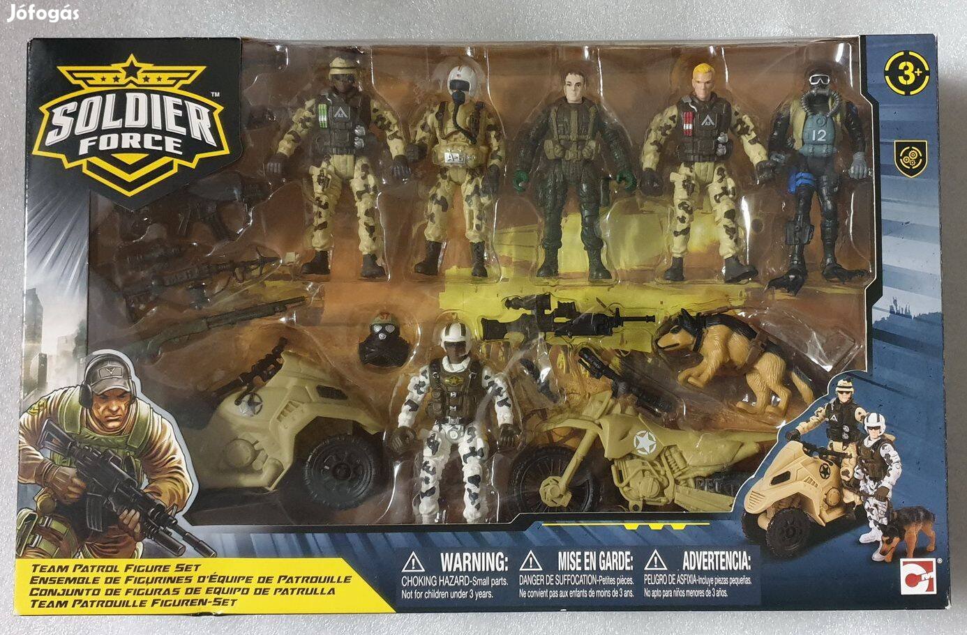 Soldier Force Team Patrol játék katona figura készlet