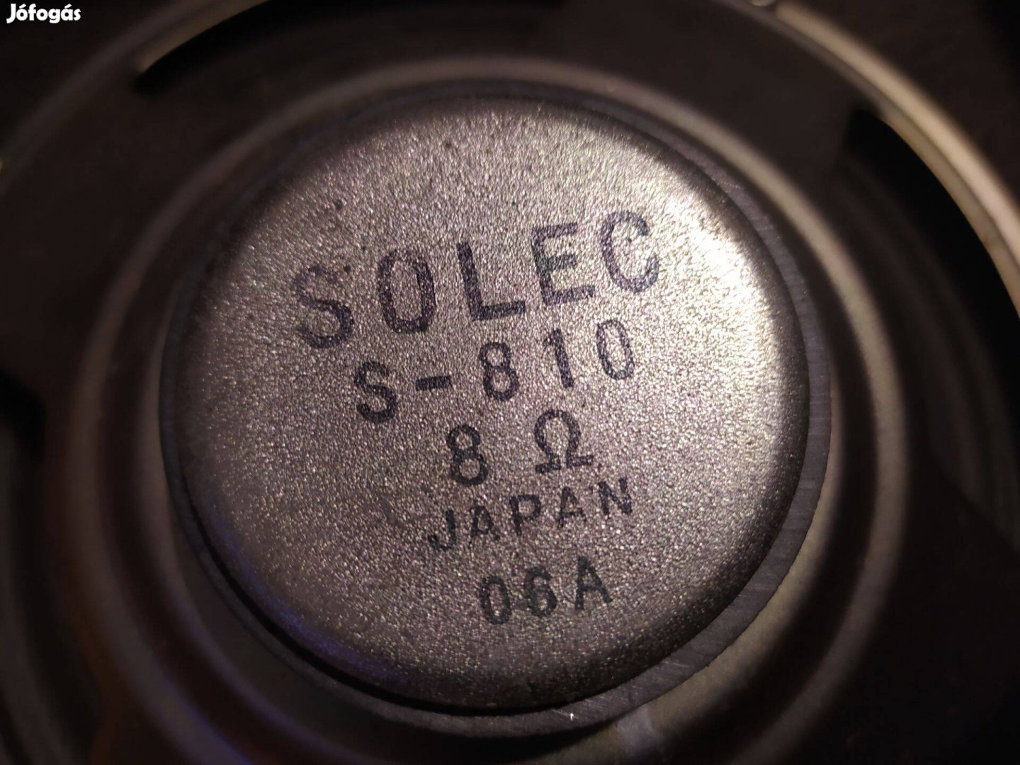 Solec S810 japán hangszórópár 8 Ohm, 20 cm