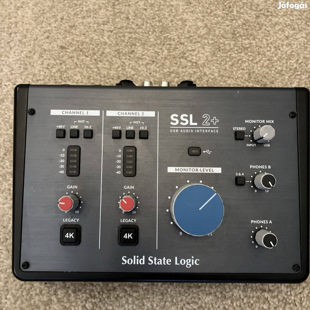 Solid State Logic SSL2 profi stúdió usb külső hangkártya