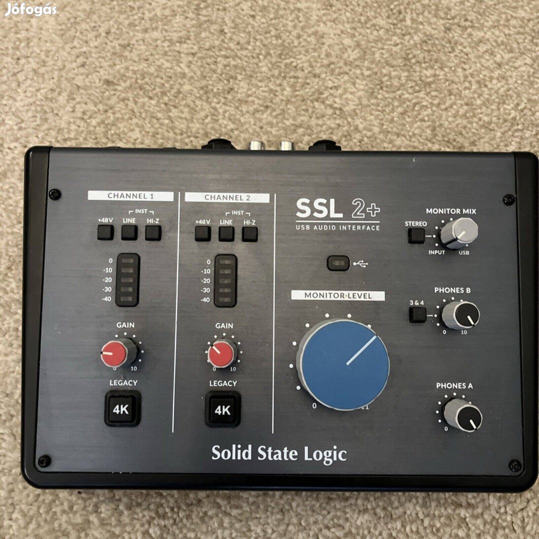 Solid State Logic SSL2+ usb külső hangkártya