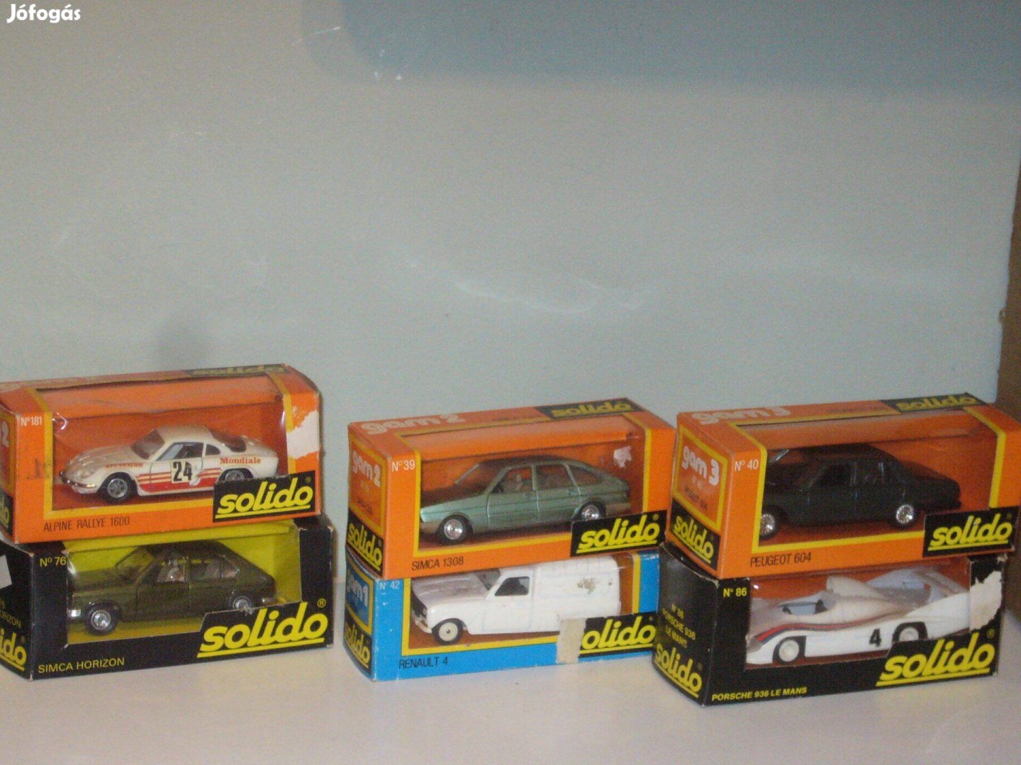 Solido, Ford Mustang 1964,1/64, Renaut Alpine,Matchbox Yesteryear