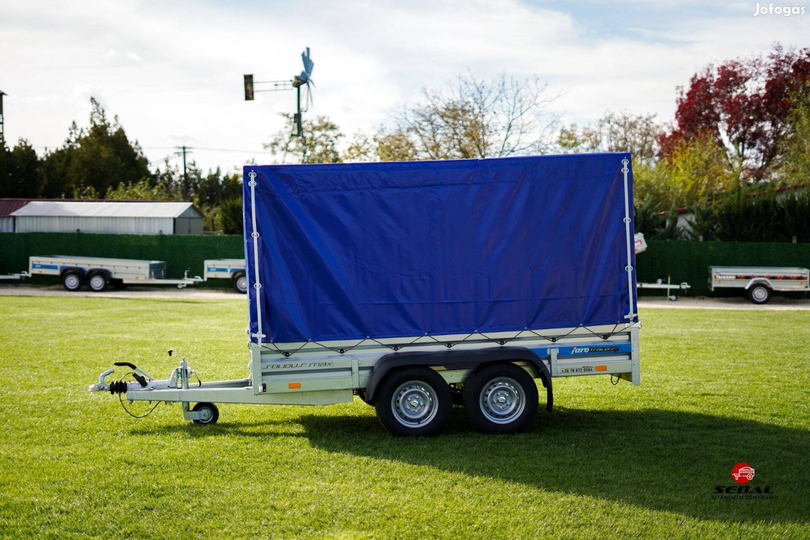 Solidus Max 300 (2000 kg) utánfutó ponyvával rendszámmal 1.547.000 Ft