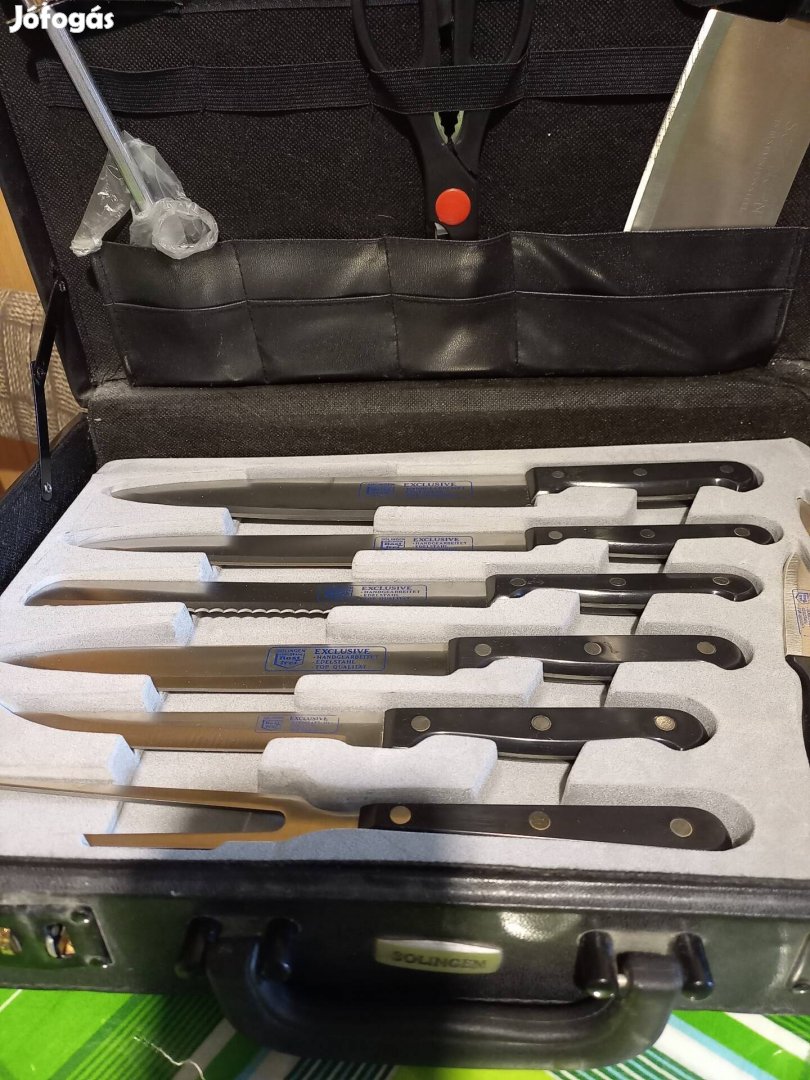 Solingen készlet bárddal és fenővel táskába