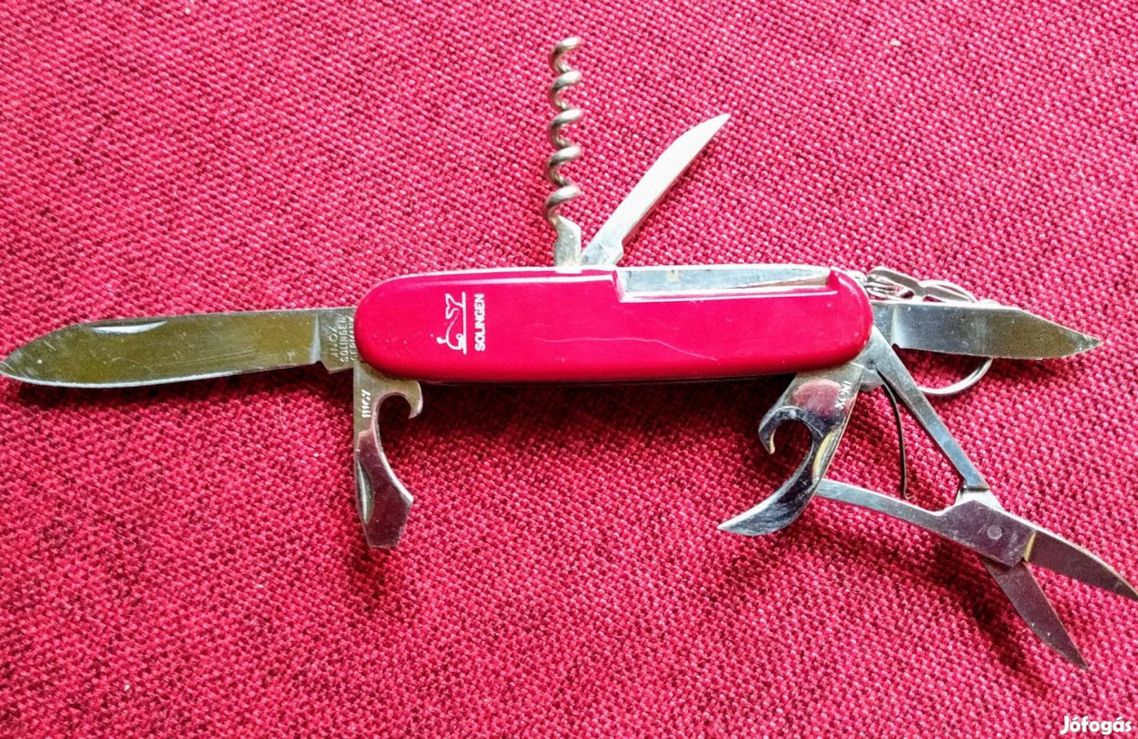 Solingen túrázó bicska újszerű ritka német szakkereskedésből