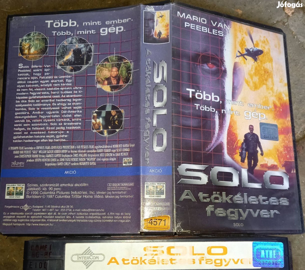 Solo - A tökéletes fegyver - akció vhs