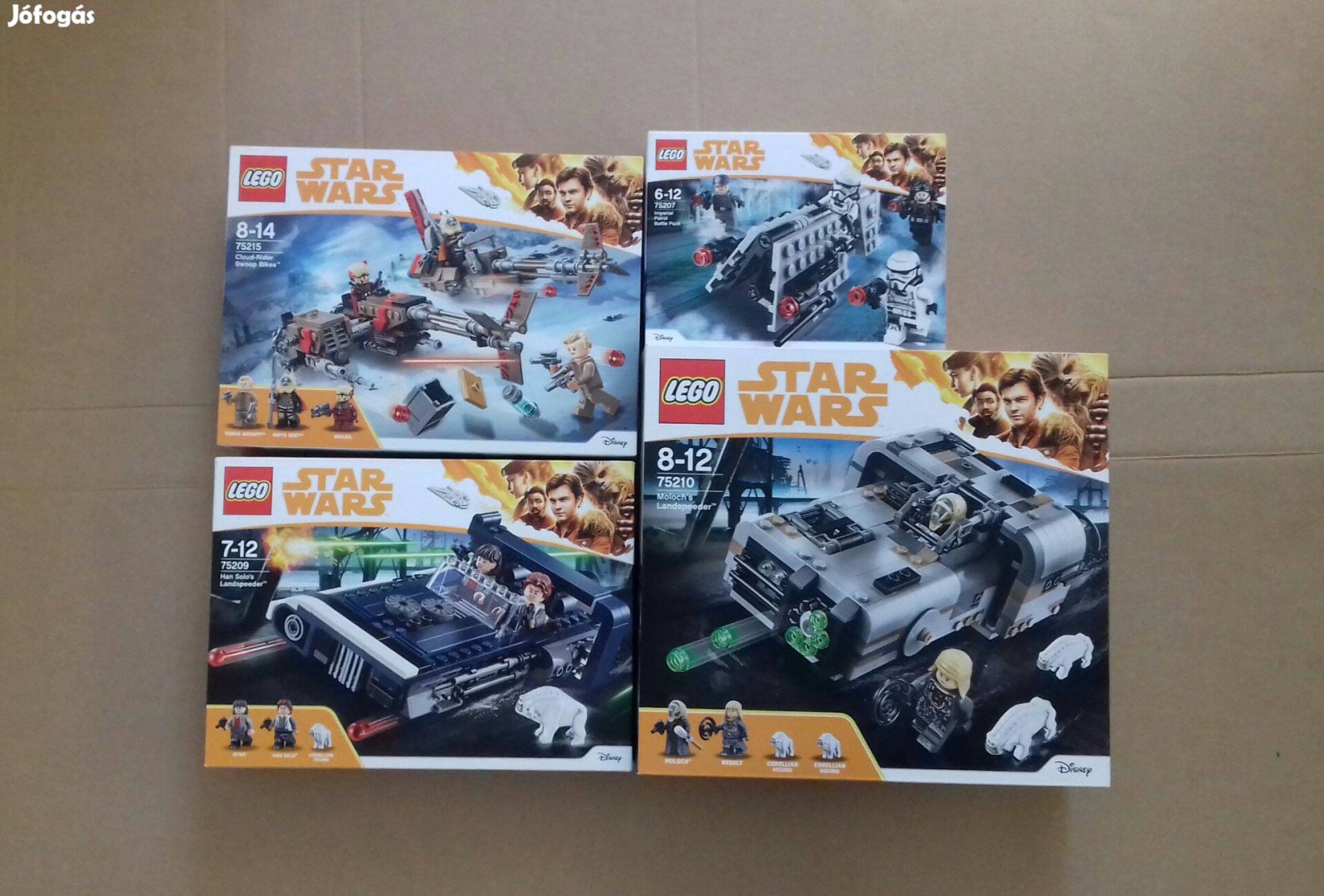 Solo: bontatlan Star Wars LEGO 75207 + 75209 + 75210 + 75215 Fox.árban