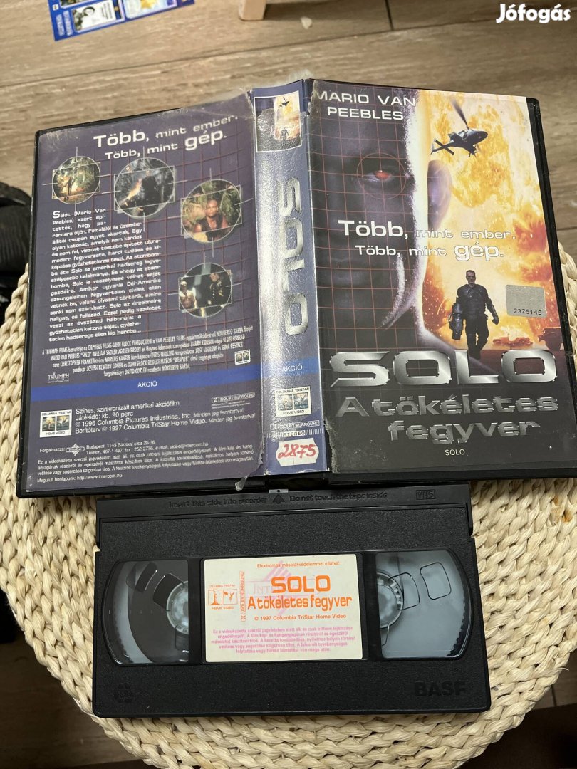 Solo a tökéletes fegyver vhs film