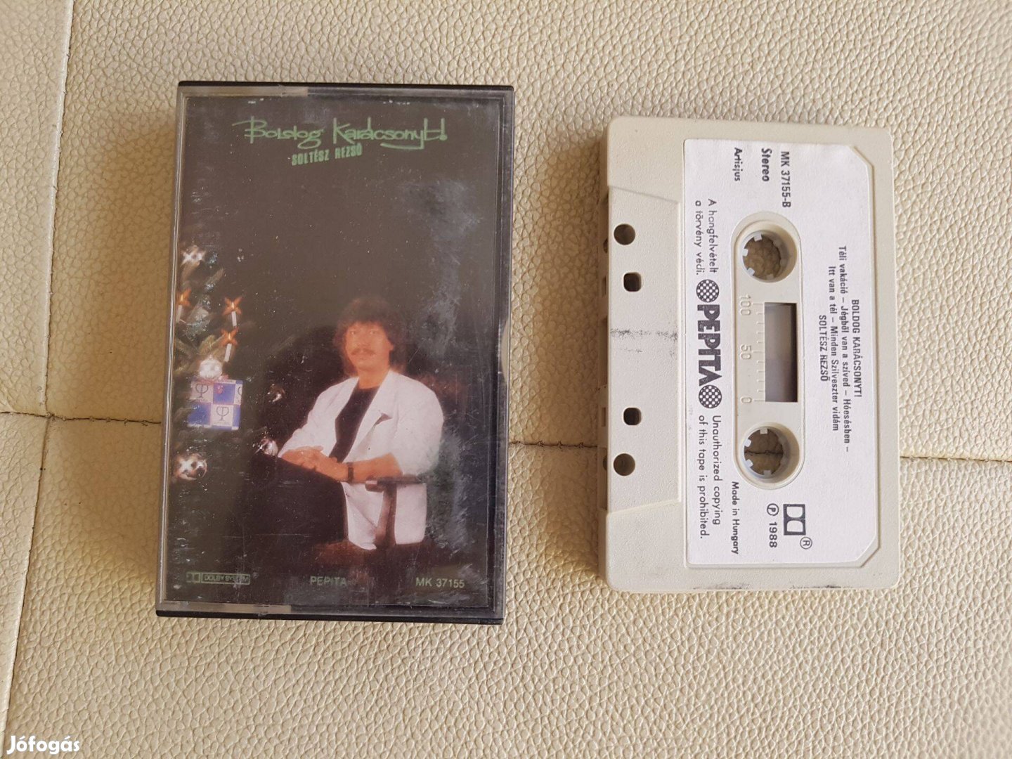 Soltész Rezső Boldog Karácsonyt című kazetta kazi MC