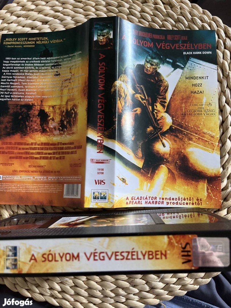 Sólyom végveszélyben vhs