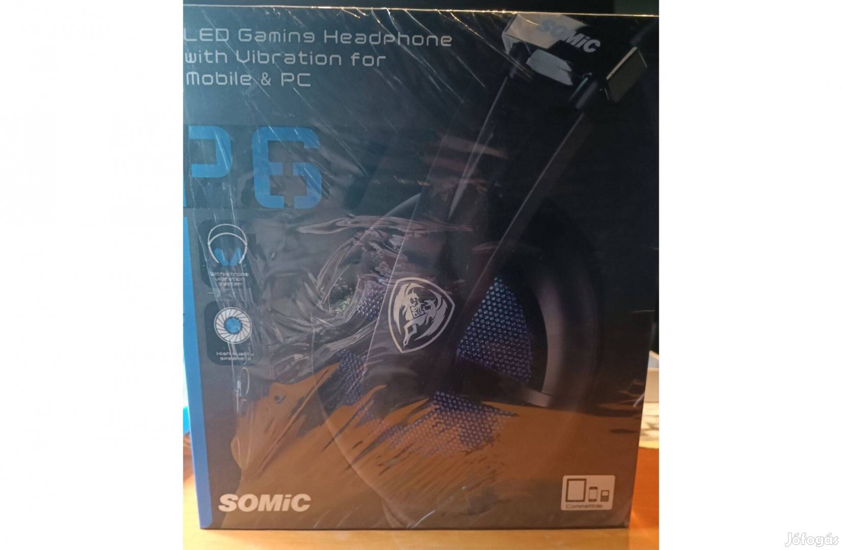 Somic P6 LED gamer fejhallgató bontatlan eladó