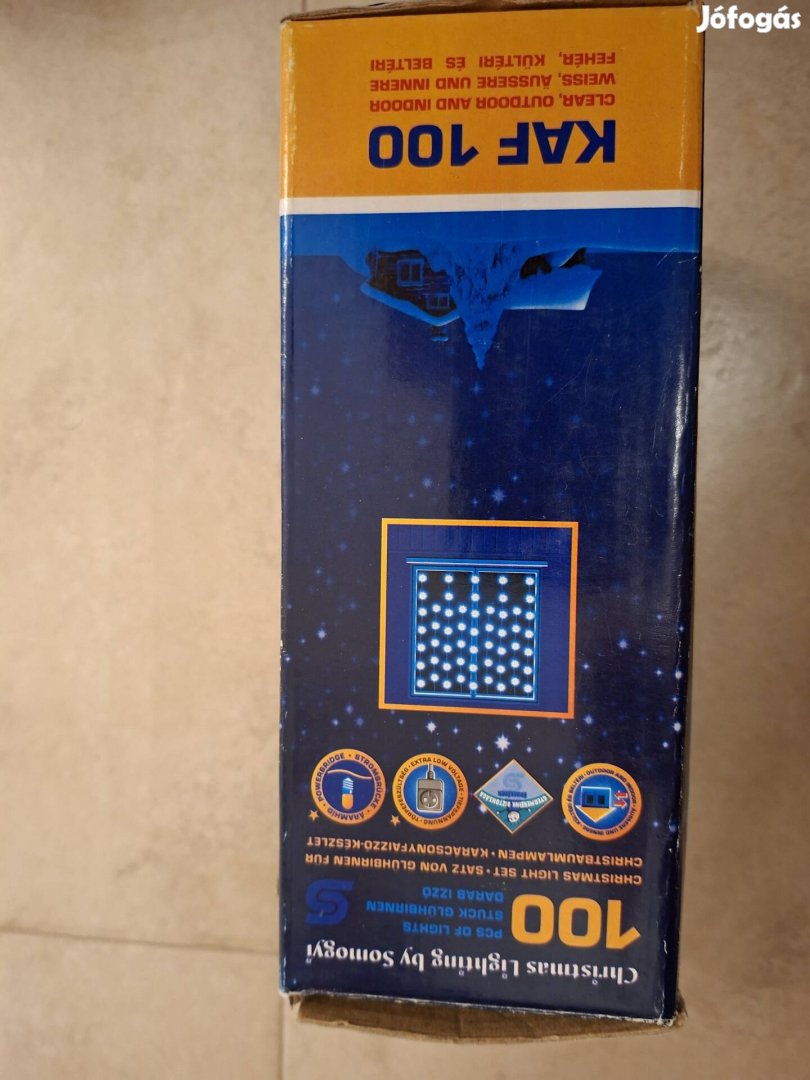 Somogyi 100 égős fényfüzér, fényfüggöny retro