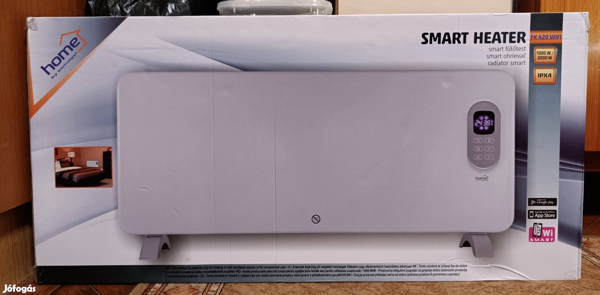 Somogyi Smart fűtőtest FK 420 WIFI 2000 W