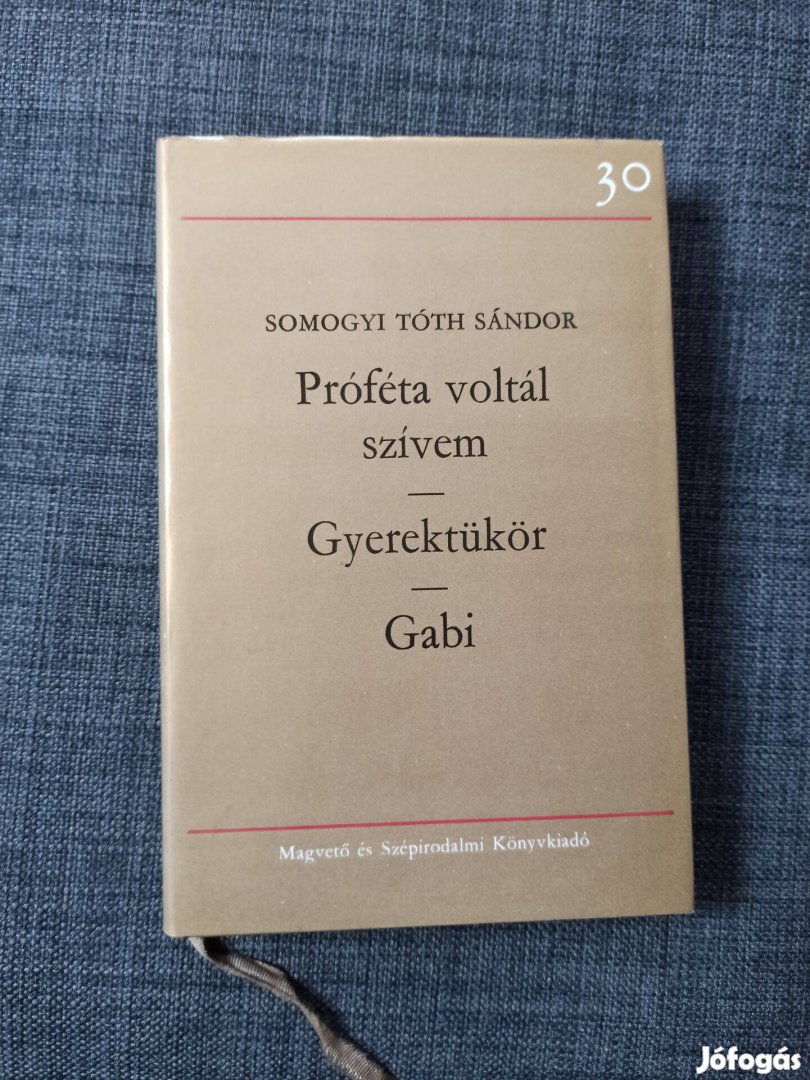 Somogyi Tóth Sándor - Próféta voltál szívem / Gyerektükör / Gabi