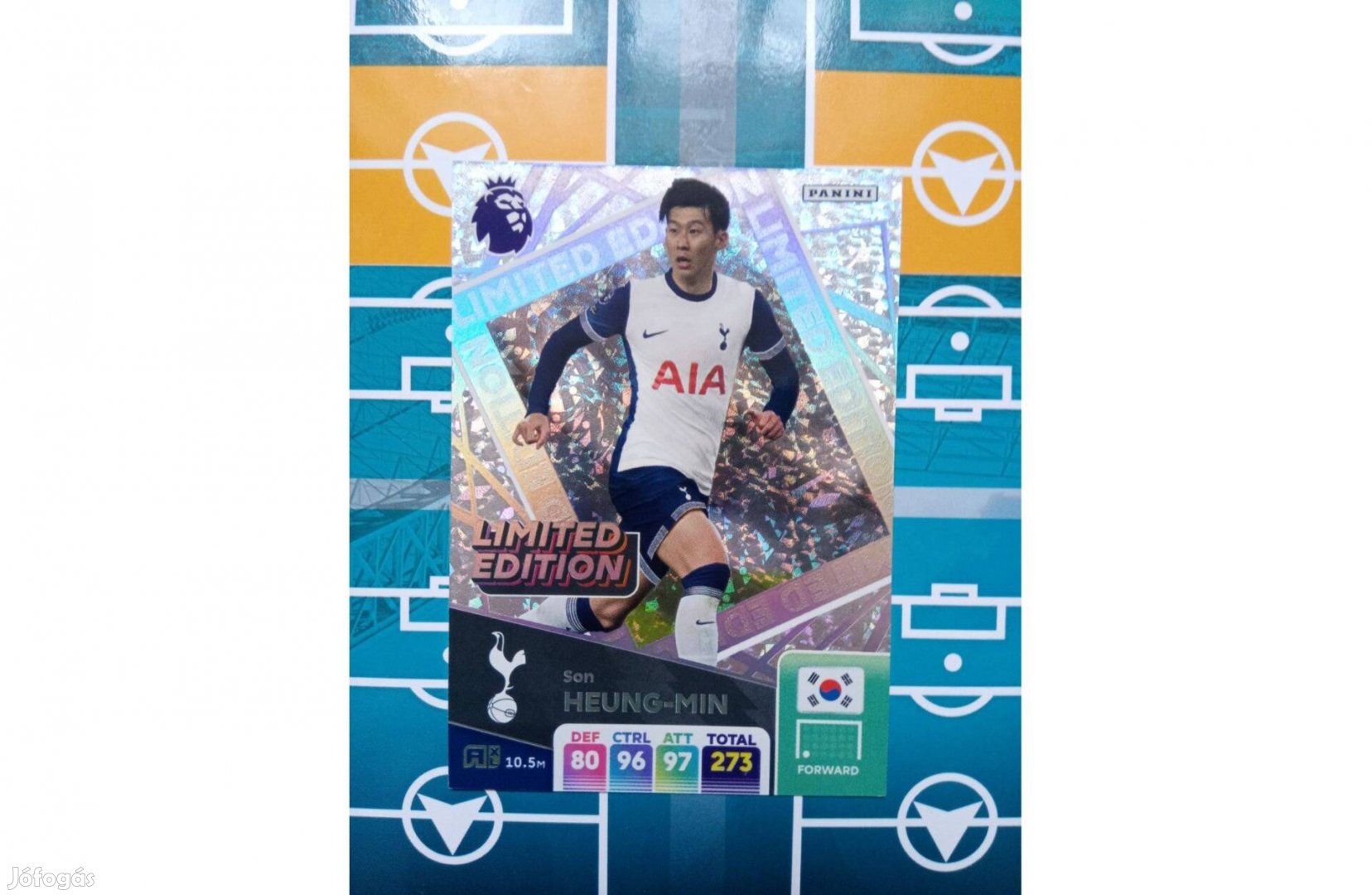 Son Heung-Min (Tottenham) Panini Premier League 2025 Limited kártya