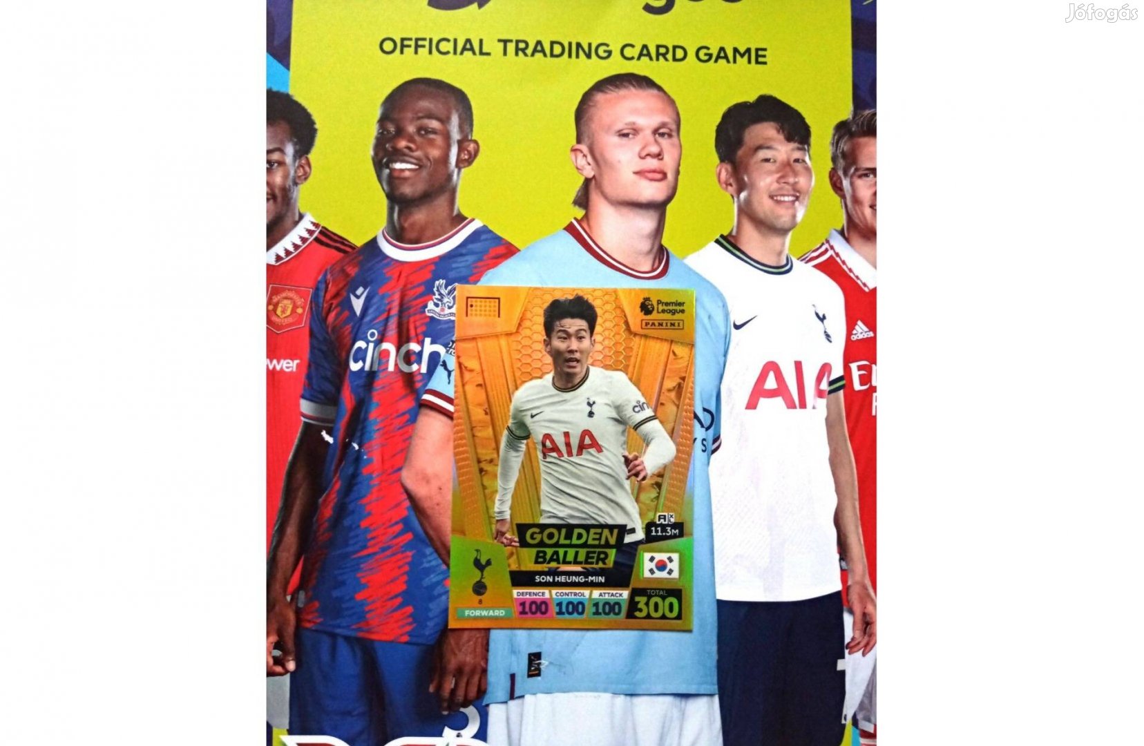 Son (Tottenham) Golden Baller Premier League 2023 focis kártya