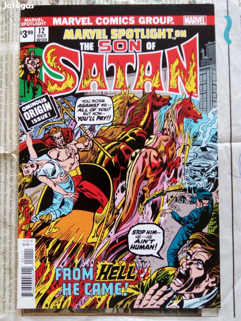 Son of Satan 1975 Facsimile Edition képregény 12. szám