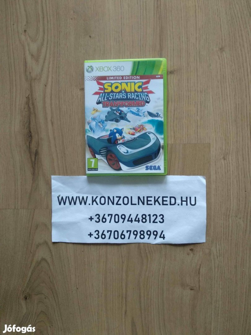 Sonic All Stars Racing Transformed Xbox One Kompatibilis Xbox 360 játé
