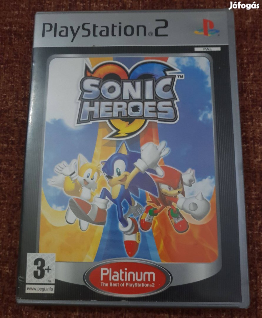 Sonic Heroes Playstation 2 eredeti lemez ( 6000 Ft )