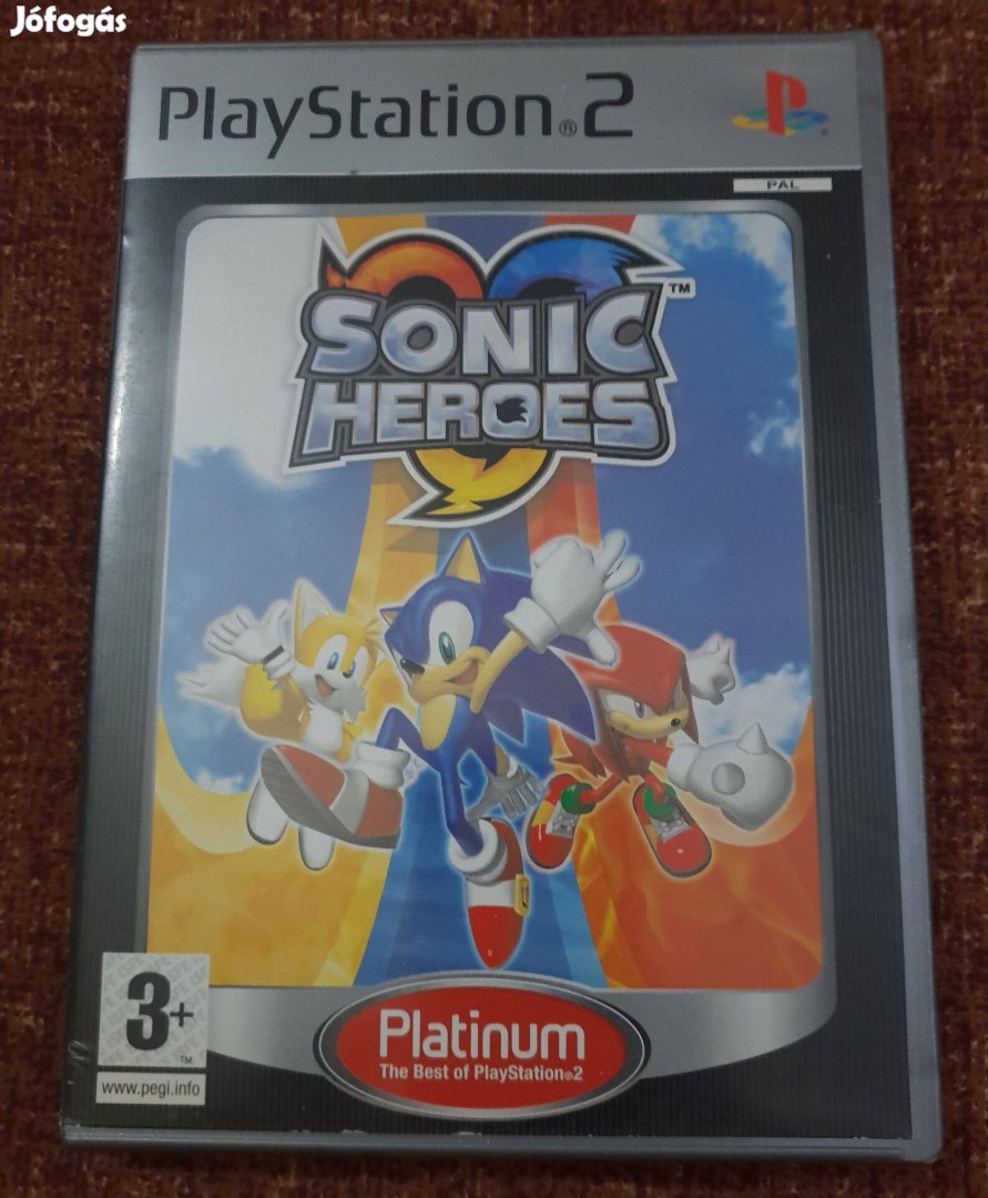 Sonic Heroes Playstation 2 eredeti lemez ( 6000 Ft )