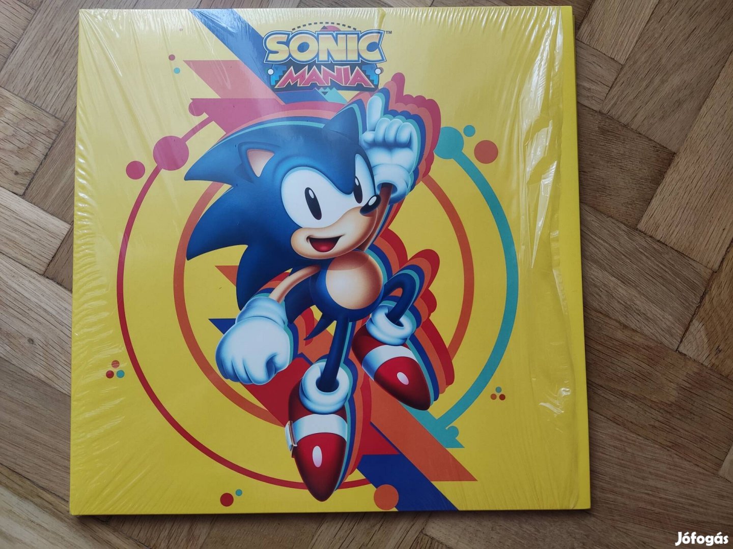 Sonic Mania vinyl bakelit lemez limitált átlátszó kék színű Sega