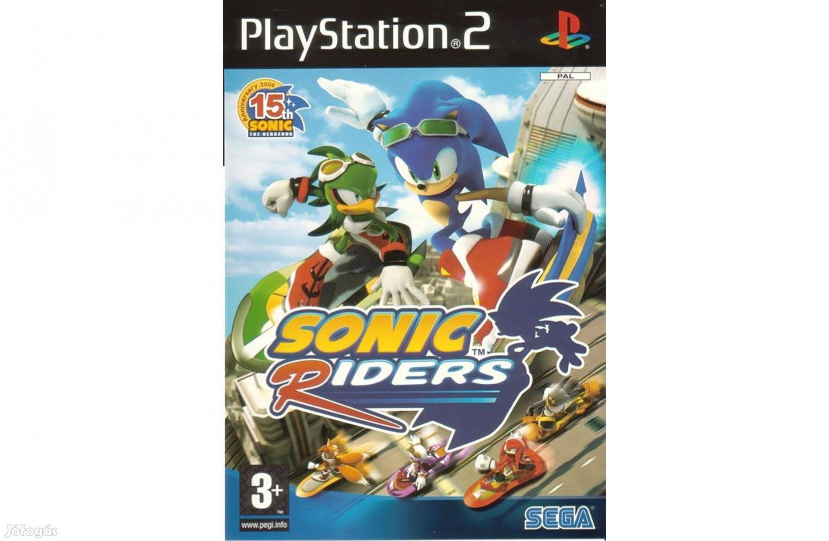 Sonic Riders Ps2 lemezes játék PAL