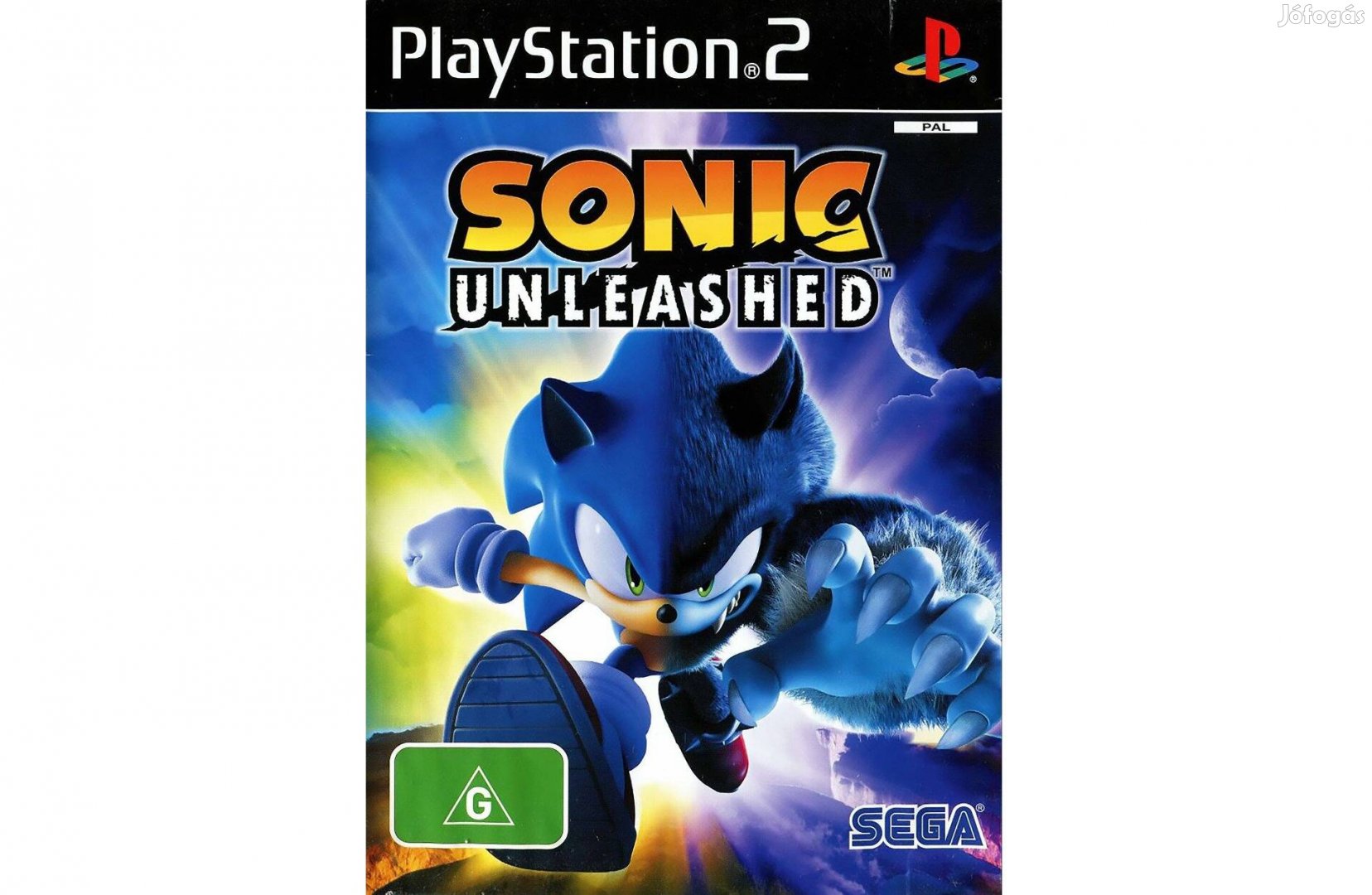 Sonic Unleashed Ps2 játék PAL