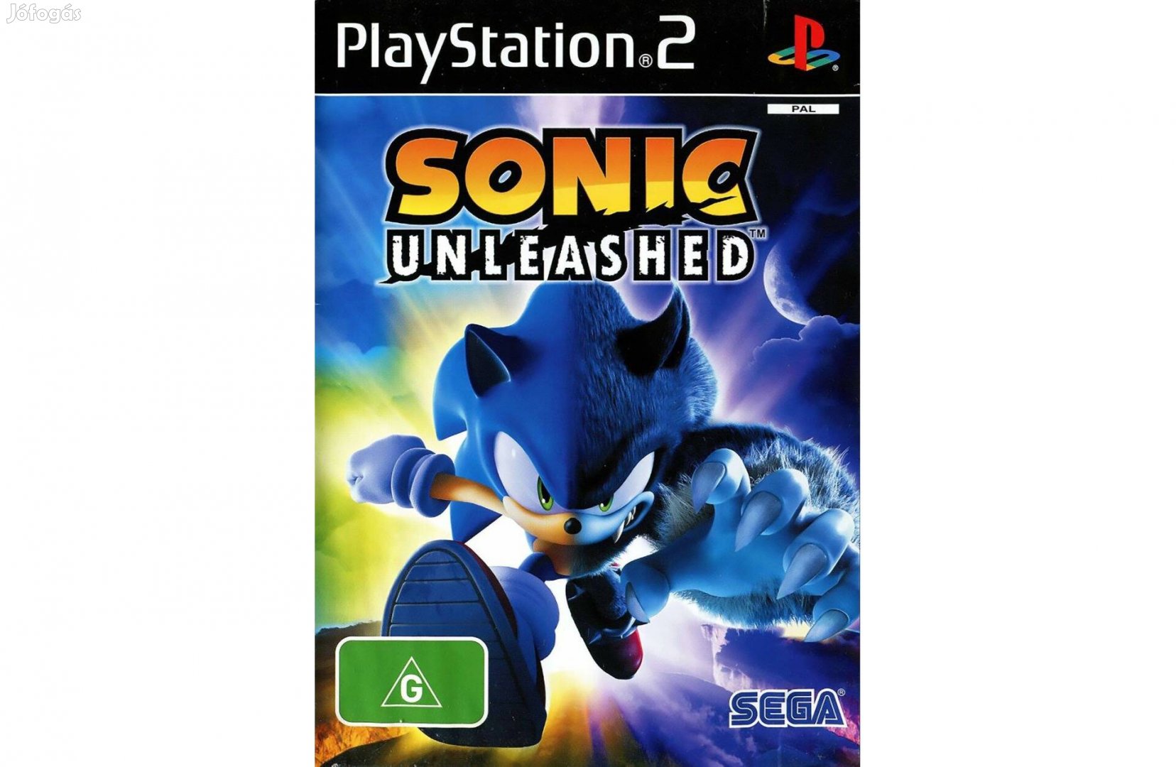 Sonic Unleashed Ps2 lemezes játék