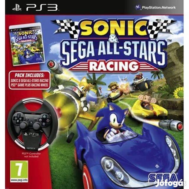 Sonic & Sega All-Star Racing With Wheel PS3 játék