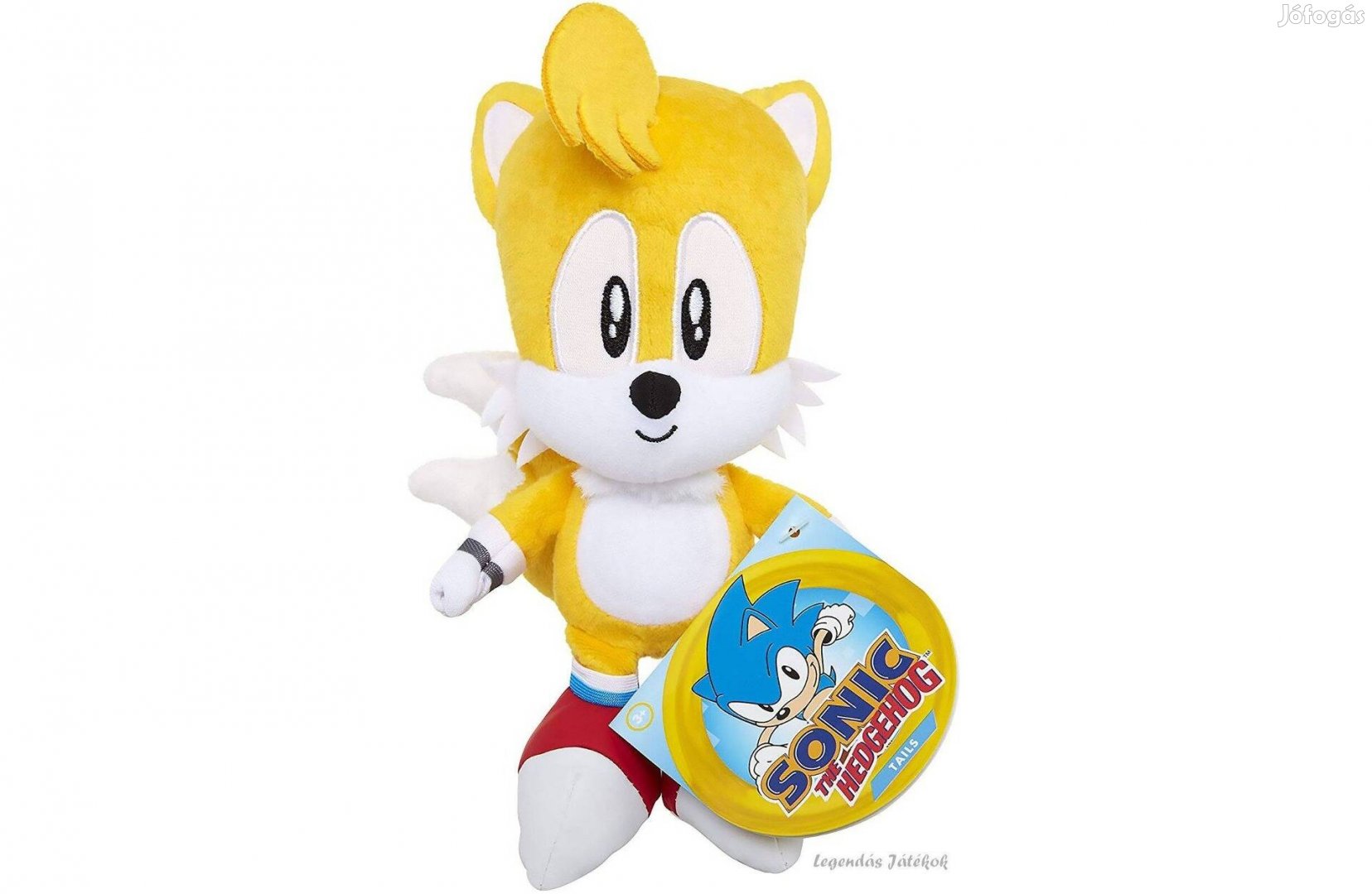 Sonic a sündisznó Tails róka plüss 20 cm Sega Jakks