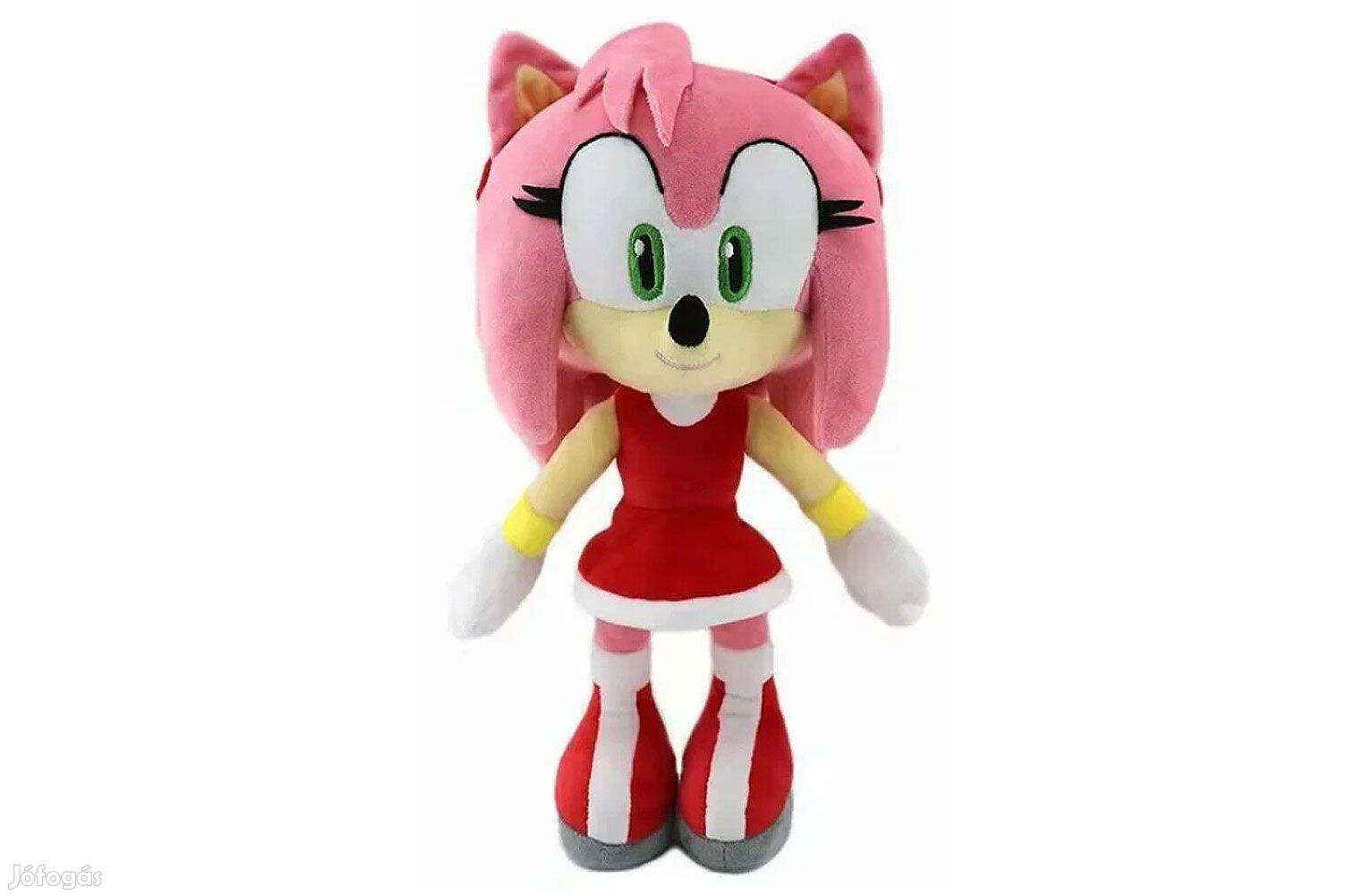 Sonic a sündisznó - Amy Rose plüss 30 cm Új verzió