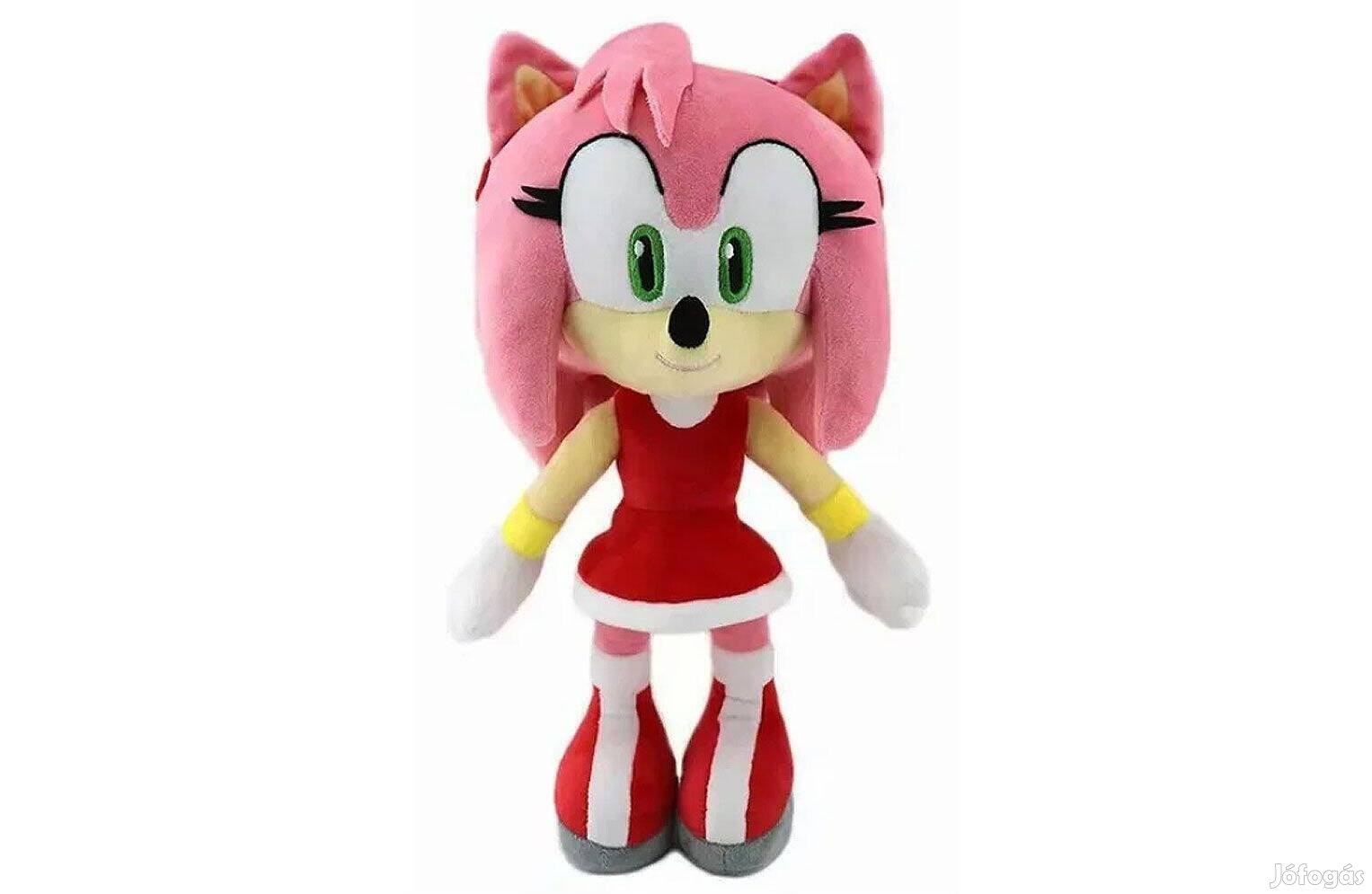 Sonic a sündisznó - Amy Rose plüss 30 cm új verzió