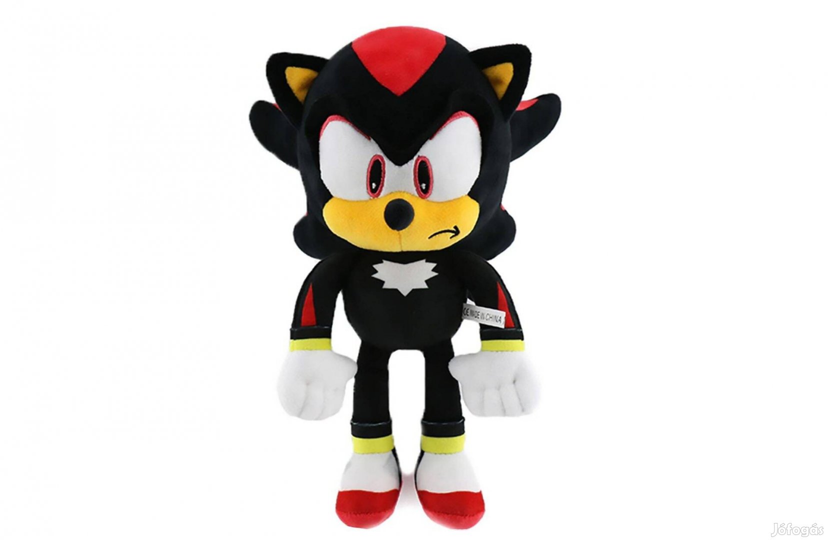 Sonic a sündisznó - Fekete Shadow jellegű plüss 30 cm