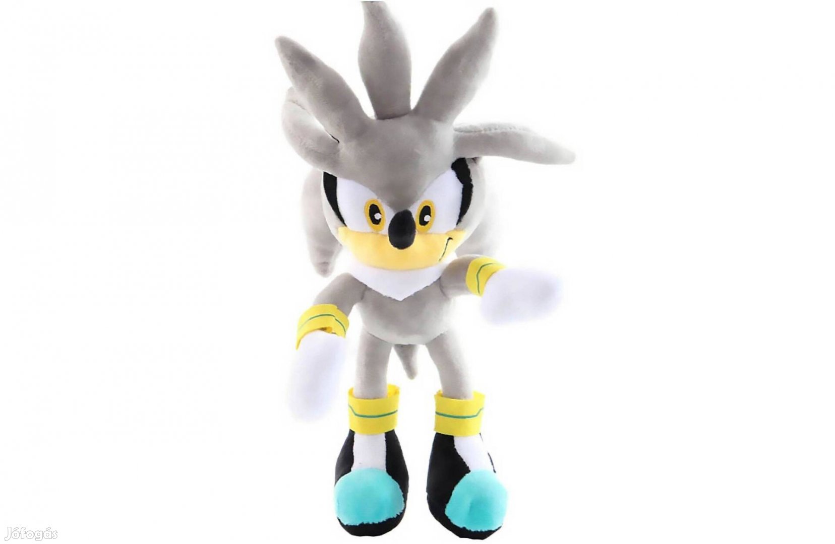 Sonic a sündisznó - Szürke Silver Sonic plüss 20 cm