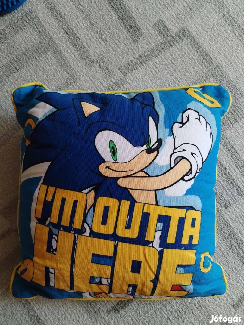 Sonic diszpárna új cimke nélküli 40*40cm