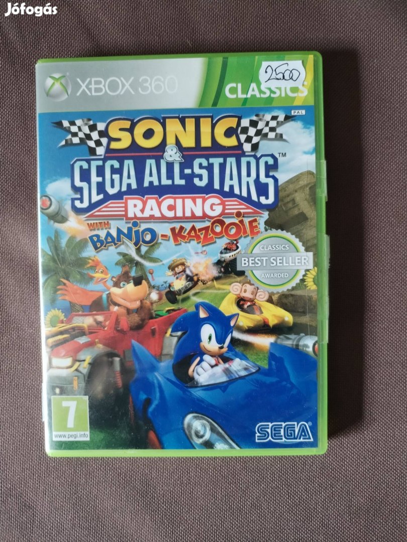 Sonic racing Xbox 360 játék 