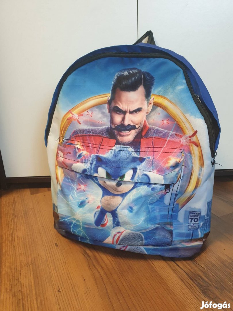 Sonic táska iskolatáska, hátizsák