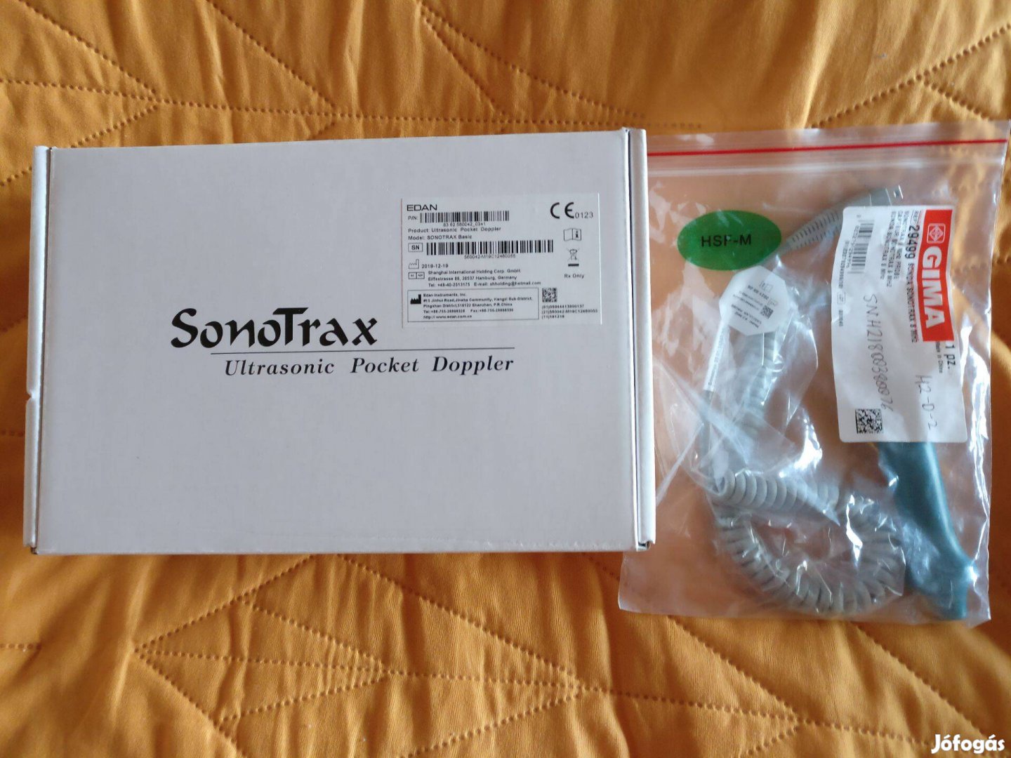 Sonotrax Basic doppler készülék LCD kijelzővel + doppler fej