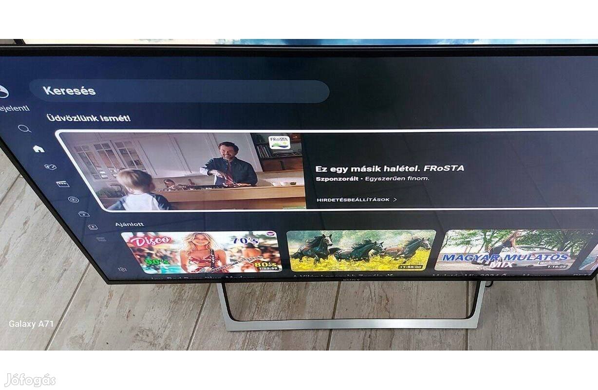 Sony 49WE755 Smart LED televízió, HDR, 123 cm, Full HD