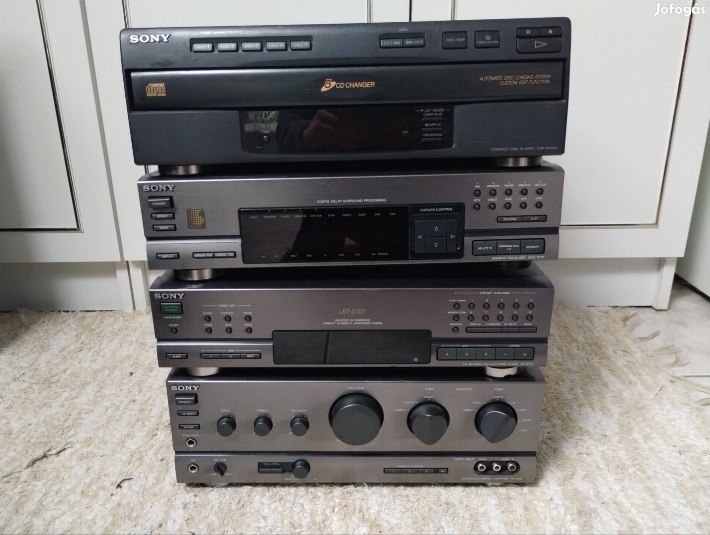 Sony 4 részes hifi hibásan 