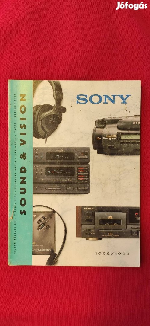 Sony 92/93 magyar termékkatalogus 