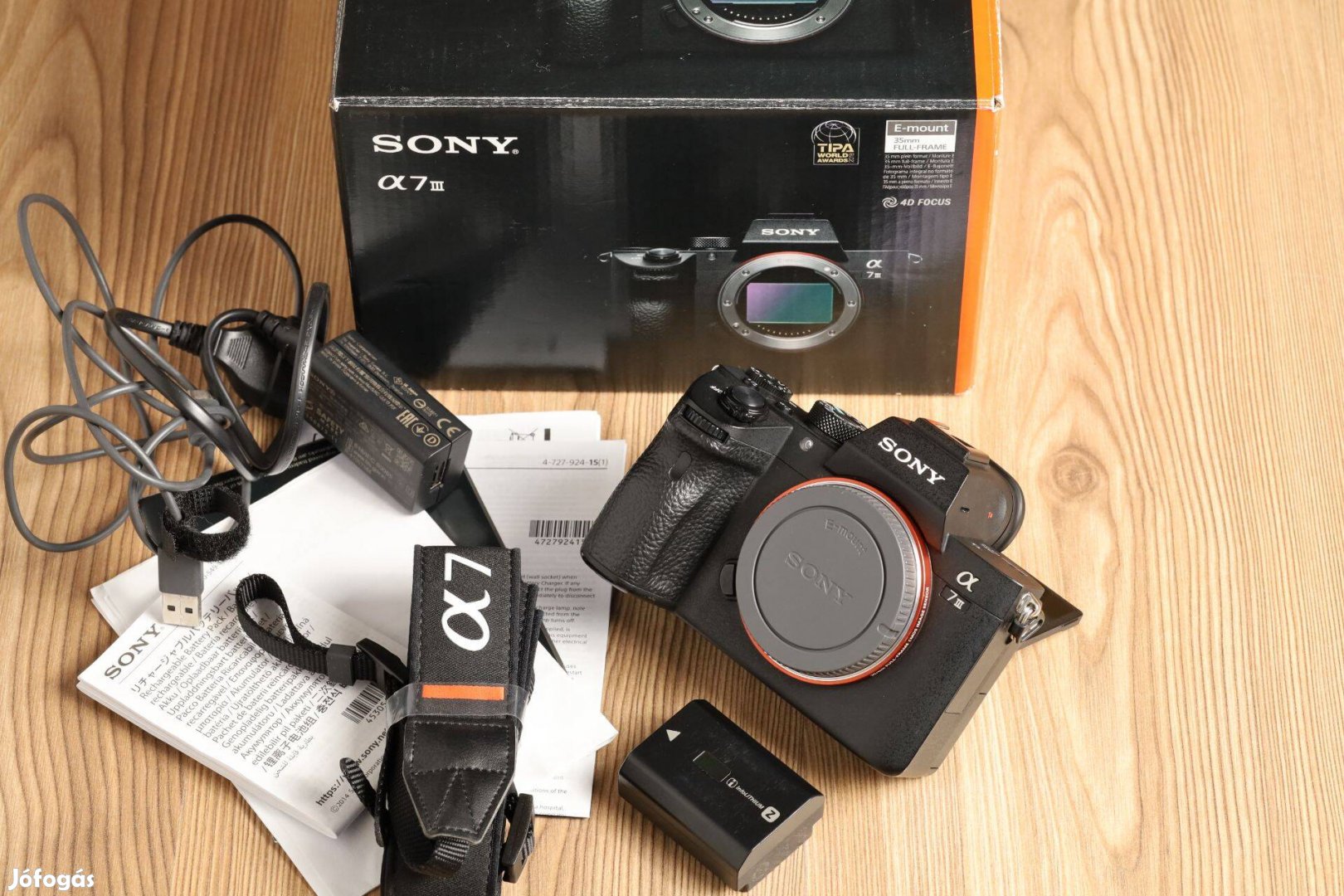 Sony A7 III fullframe fényképező MILC Ilce-7M3 A7III Alpha 7 3