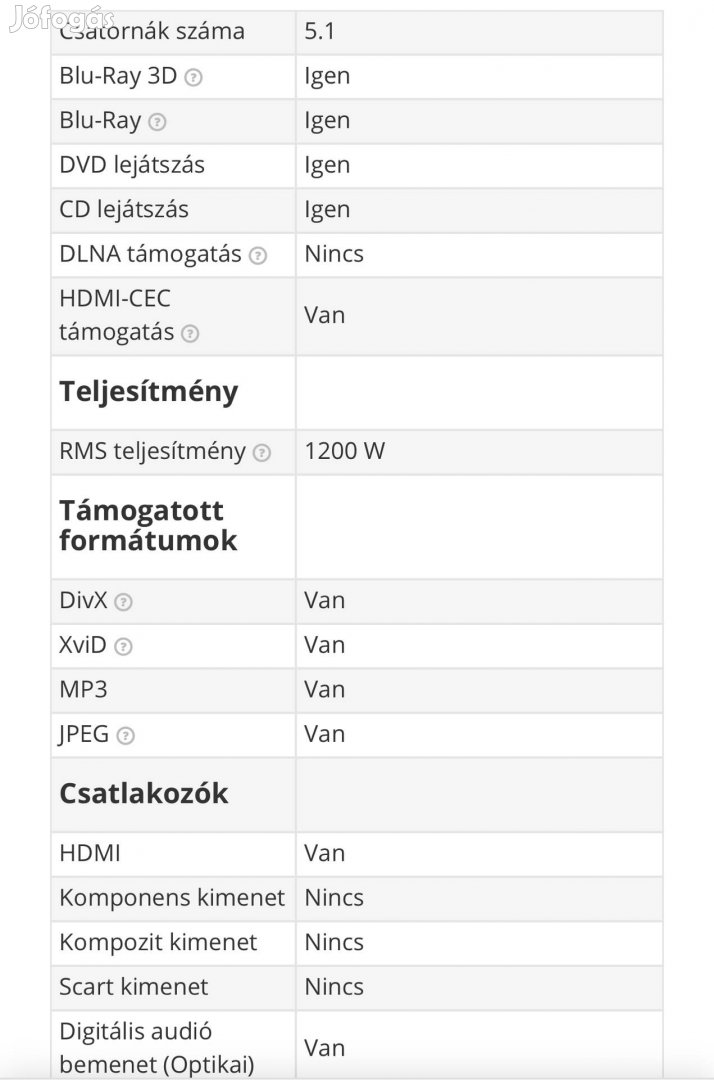 Sony Bdvn9200WB 5.1 Házimozi rendszer