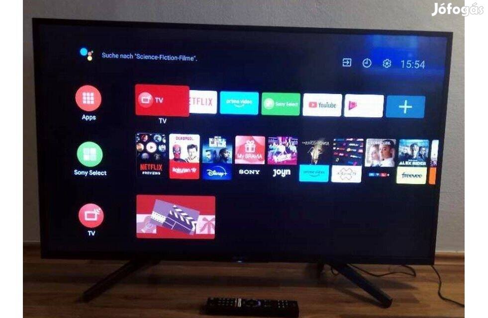 Sony Bravia KD-43XG8096B, 108cm, UHD, 4K, Smart led tv garanciával