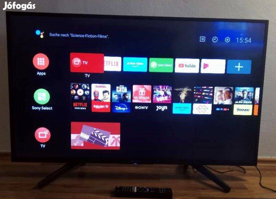 Sony Bravia KD-43XG8096B, 108cm, UHD, 4K, Smart led tv garanciával