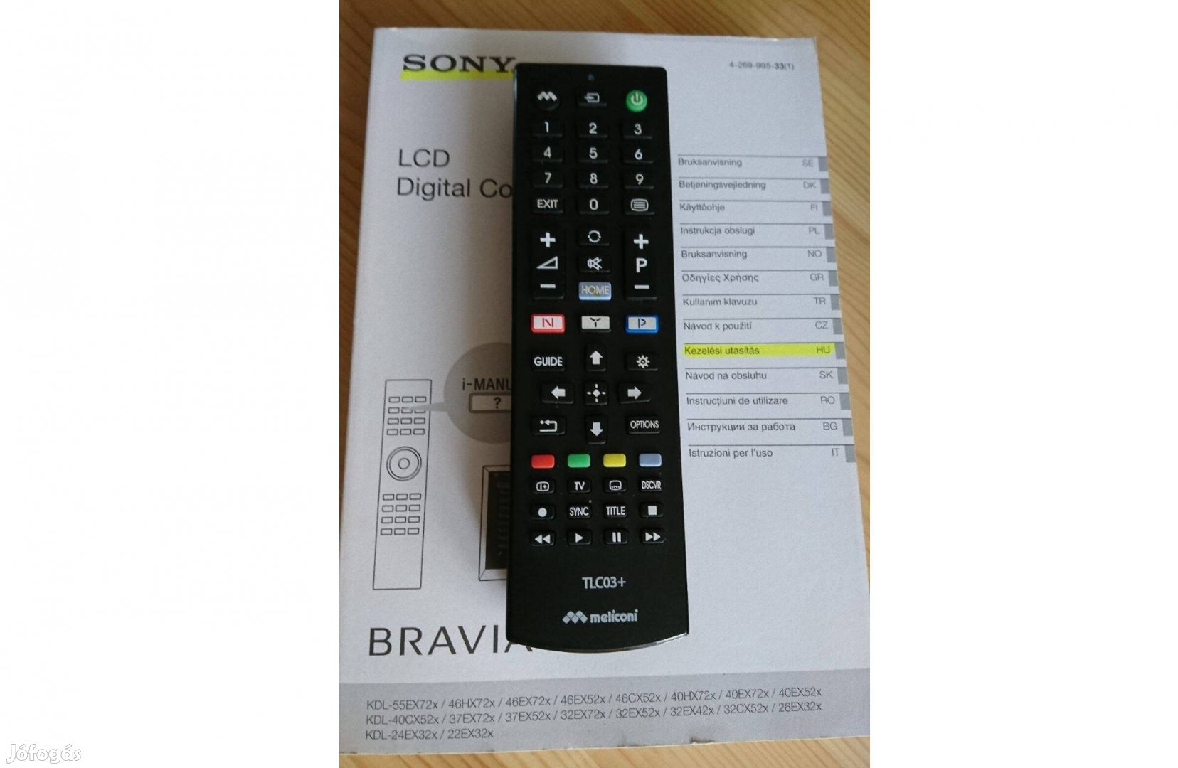 Sony Bravia ,,,Digital Colour Tv Kdl-32"EX720