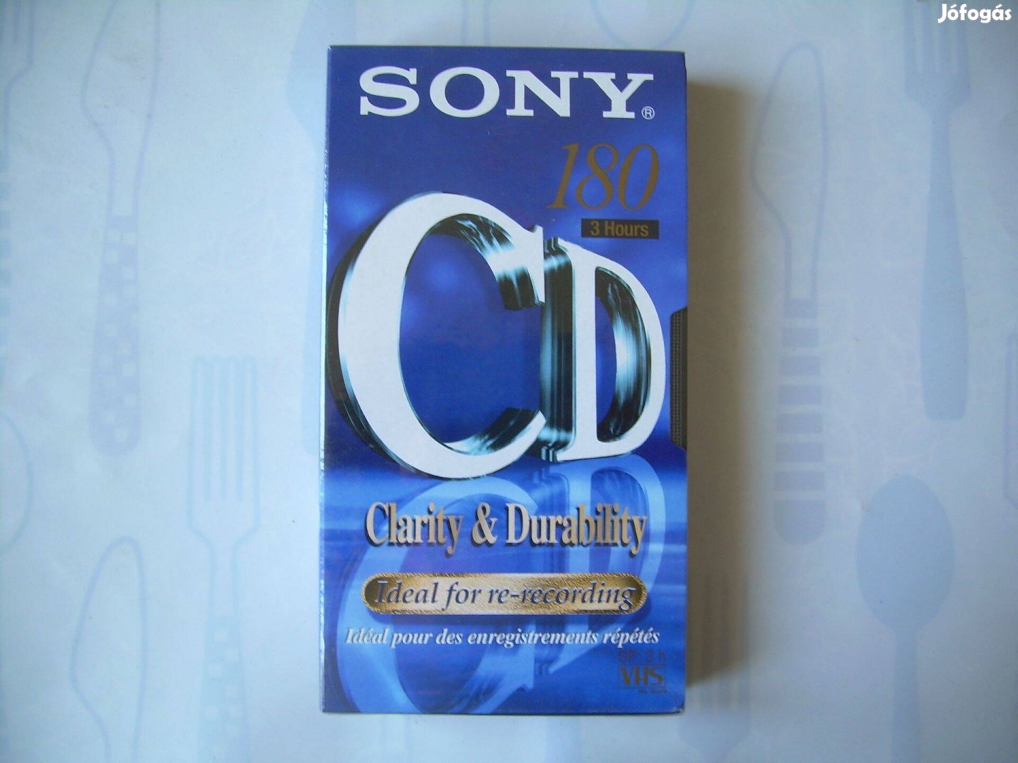 Sony CD180 minőségi videókazetta, videó kazetta