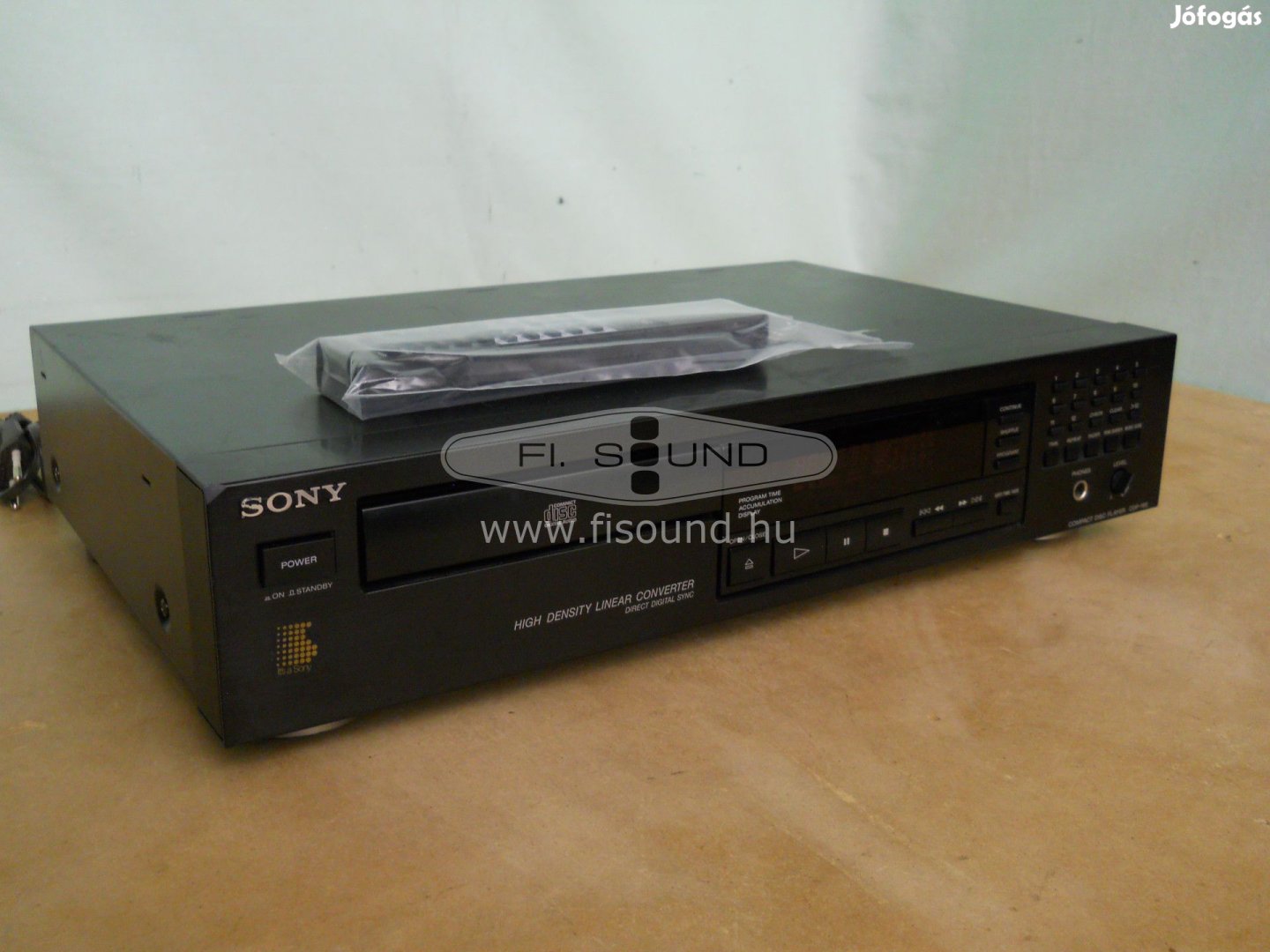 Sony CDP-195 , 1 lemezes CD lejátszó,új távirányítóval